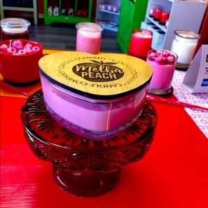 Heart shaped candle 18oz  Soywax Scent Love Potion